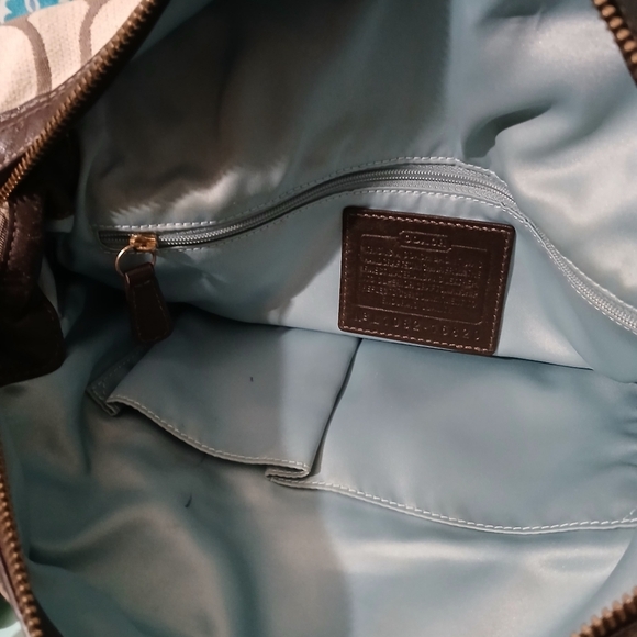 Coach Shoulder Bag - Kristin with Signature Monogram - Picture 5 of 13